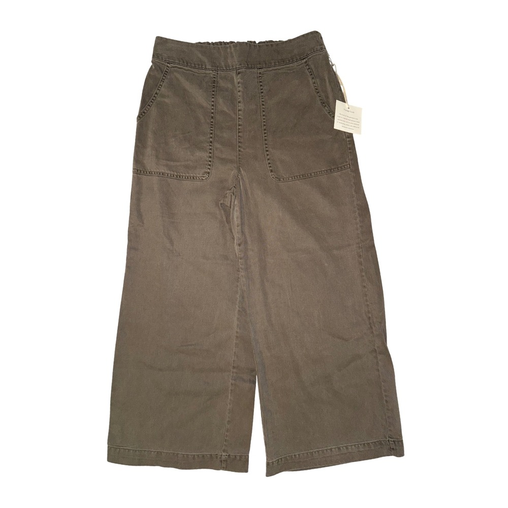 Wide Leg Utility Pants in Olive
